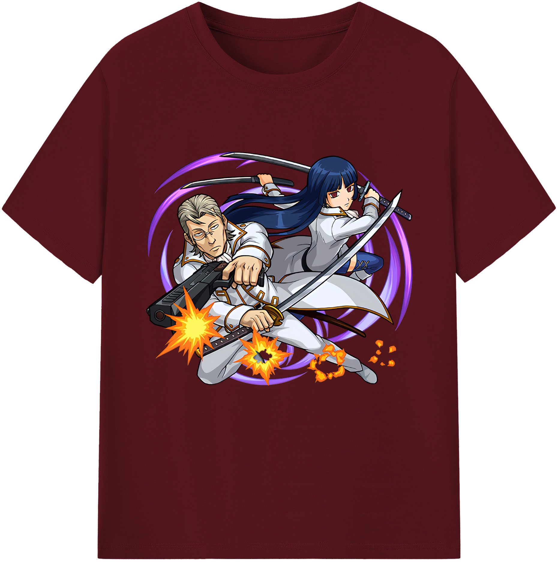 （画像用） ぎんたま 坂田銀時（さかたぎんとき） 神楽 志村新八（しむら しんぱち） GINTAMA Sakata Gintoki Kagura Shimura Shinpachi 綿100％半袖Tシャツ（フロントプリント）